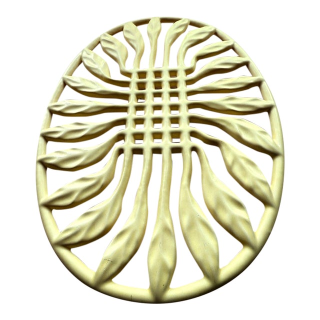 Vintage Invicta French Cast Iron Trivet For Sale