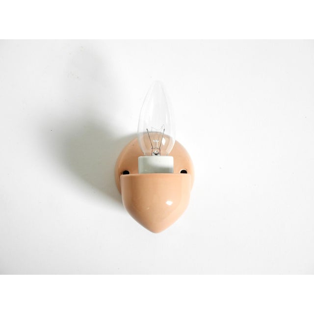 Mid-Century Modern Glass Ceramic Wall Lamp by Wagenfeld for Lindner, 1950s For Sale - Image 10 of 15