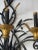 1920s Mid 290 Th C Large Vintage Sculptural Wheat Sheaf Metal Tole Sconces For Sale - Image 5 of 9