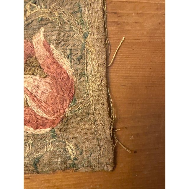 Late 18th Century Early 19th Century Silk Embroidery Fabric For Sale - Image 17 of 18