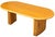 Mid-Century Modern 1940s Restored Rattan & Koa Wood Oval Surfboard Coffee Table W/ Stacked Rattan Legs For Sale - Image 3 of 8