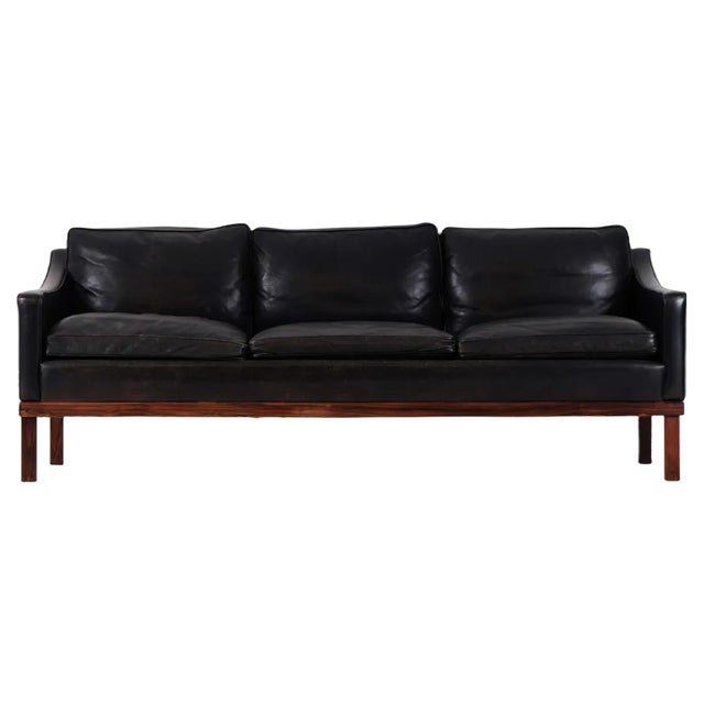 Sofa Model President attributed to Ib Kofod-Larsen, 1960s For Sale