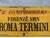 Metal Vintage Italian Double-Sided Metal Train Route Sign: Roma Termini to Firenze SMN, 1970s For Sale - Image 7 of 17