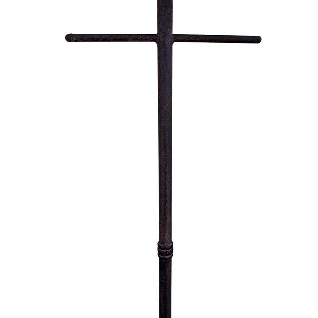 Metal Early 2000s Industrial Iron Floor Vanity For Sale - Image 7 of 14