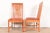 Stickley Mission Arts & Crafts Cherry Wood Side Chairs or Dining Chairs in the Manner of Frank Lloyd Wright, Pair For Sale - Image 9 of 14