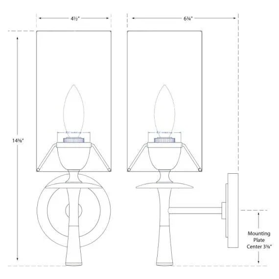 Modern AERIN for Visual Comfort Signature Drunmore Single Sconce in Polished Nickel with White Glass Shade For Sale - Image 3 of 3