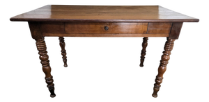 Antique Italian Walnut Desk, 1890s