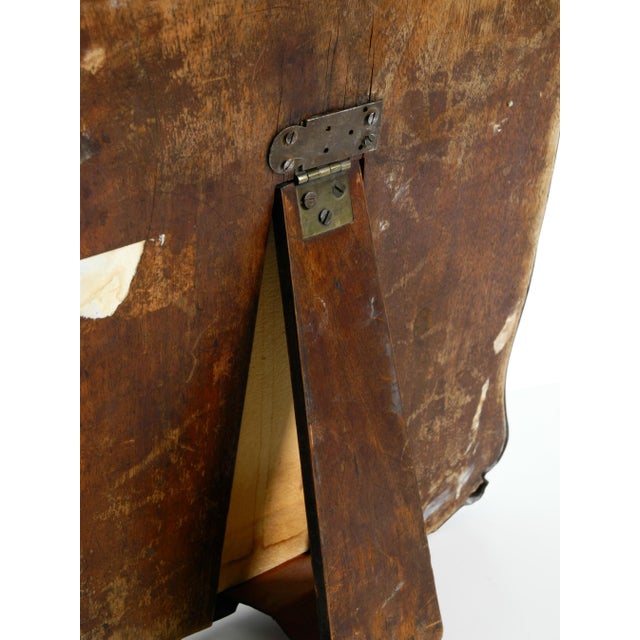Wooden Table Mirror with Silver-Plated Frame, 1930s For Sale - Image 17 of 18