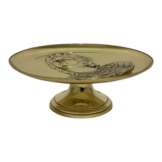 Antique Tazza "Joan of Arc" Polished Bronze For Sale