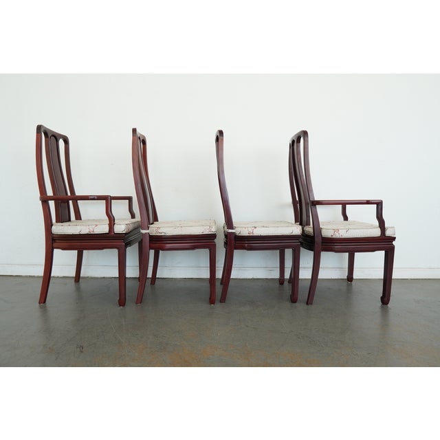 Vintage Chinoiserie Dining Chairs (Set of 8) For Sale - Image 10 of 17