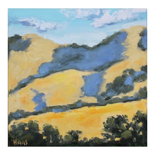 Mt. Diablo, Ca Impressionistic Original Oil Painting Art For Sale