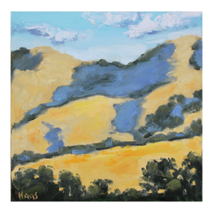 Mt. Diablo, Ca Impressionistic Original Oil Painting Art