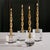 Contemporary Lumière Twist Taper Candles, Set of 12 in Gold, 10" For Sale - Image 3 of 3