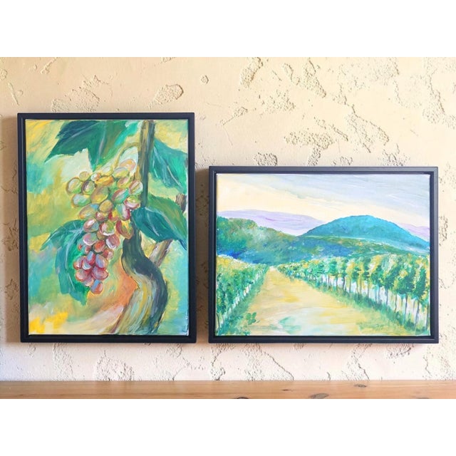 Elena Efa, Vineyard Diptych Between the Vines, 2026, Acrylic on Canvas For Sale - Image 12 of 12