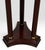 Vintage the Bombay Company Traditional Gold Brass Accent Green Marble Top Mahogany Plant Stand Pedestal For Sale In Portland, ME - Image 6 of 10