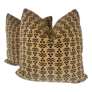 Zak & Fox "Cintamani" in Color 01 22" Pillows-A Pair For Sale
