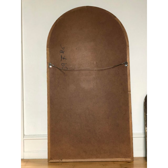 Large Vintage Venetian Brass Mirror – Gold Hollywood Regency, Spanish 1990s For Sale - Image 12 of 13