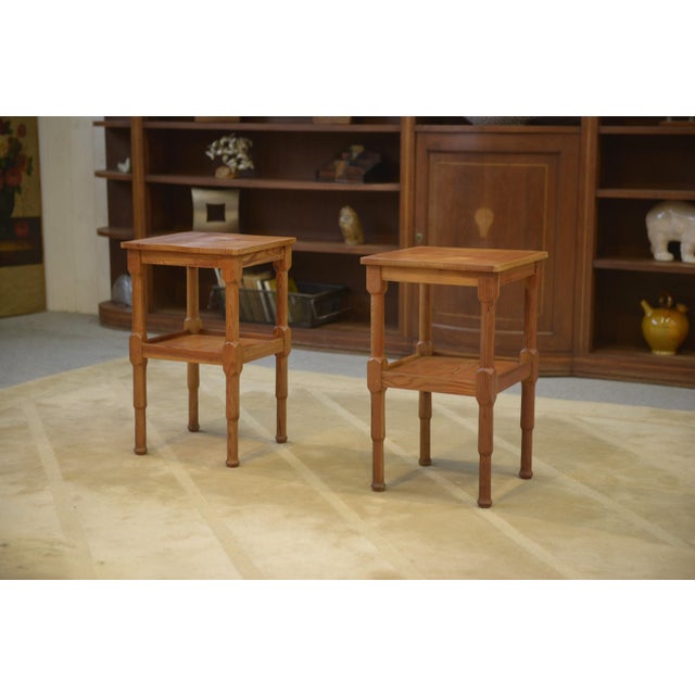 1960s Pine Bedside Tables, 1960s, Set of 2 For Sale - Image 5 of 8