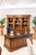 Italian Italian Walnut Executive Desk With Leather Top For Sale - Image 3 of 3