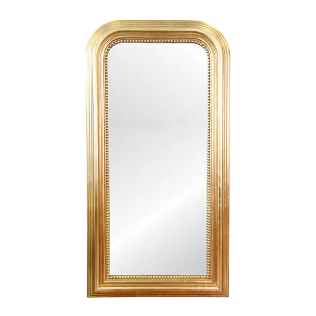 Matthew Izzo Home Waverly Large Wall Mirror - Gold Leaf For Sale - Image 4 of 4