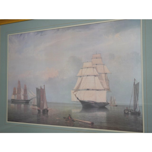 Salem Harbor High Quality Gold Leaf Framed Print For Sale In Philadelphia - Image 6 of 13