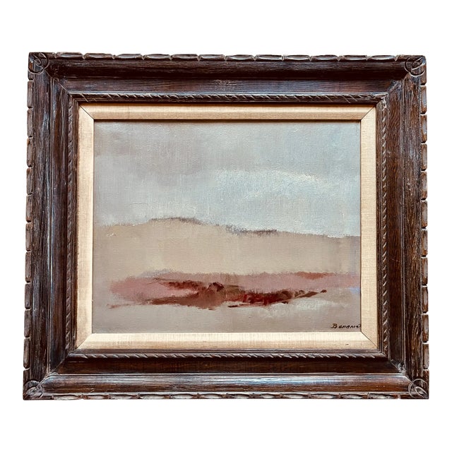 Original Oil on Canvas Framed Landscape-Signed For Sale