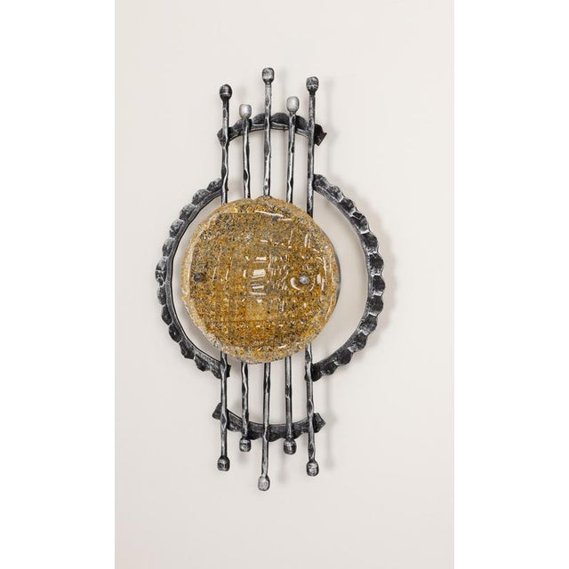Mid-Century Murano Wall Sconce attributed to Tom Ahlström and Hans Ehrlich, 1960s For Sale - Image 6 of 14