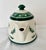 Traditional Vintage Dansk Nordic Knits Green Ceramic Teapot With Lid Excellent Condition For Sale - Image 3 of 13