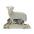 English Antique Staffordshire Lamb & Clock Figurine For Sale - Image 3 of 6
