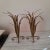 Hollywood Regency Gold Gilt Grass Wheat Candleholder Sculpture Pair For Sale In Fayetteville, AR - Image 6 of 8