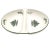 This divided serving dish whispers of winter gatherings, its porcelain surface graced with evergreen and holly. Crafted in...