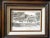 This exceptional vintage fine art print etching masterfully captures the timeless, European-style architectural charm of...