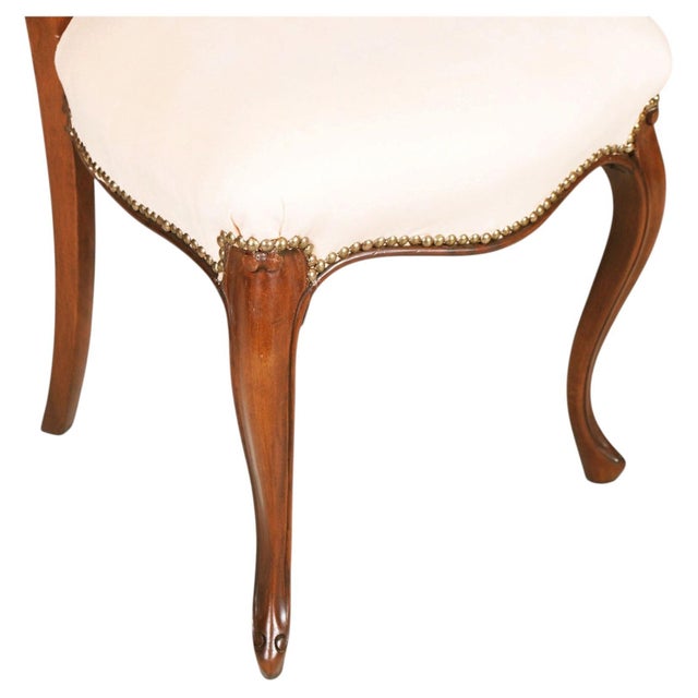 Brown Baroque Sorrento Walnut Chairs, 1920s, Set of 6 For Sale - Image 8 of 9