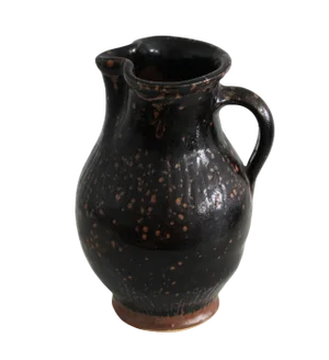 Pitcher in Dark Glazed Stoneware, 1890s