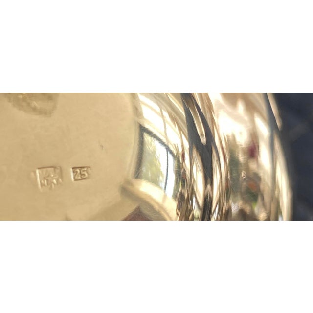 Early 20th Century European Silver-Plated Five-Piece Tea & Coffee Service on Ornate Serving Tray For Sale - Image 11 of 15