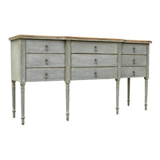 Sarreid French Country Gray Black Sideboard For Sale