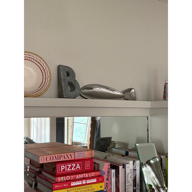 Mid-Century Modern Vintage Nambe #553 Fish Shaped Aluminum Serving Tray For Sale - Image 3 of 13