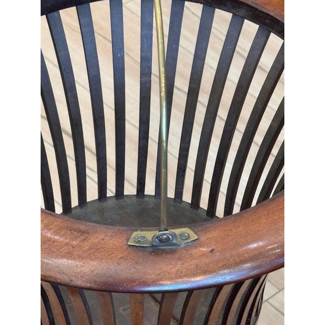 Early 19th Century English Mahogany and Brass Peat Bucket For Sale - Image 9 of 10