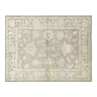 1990s Turkish Oushak Rug For Sale