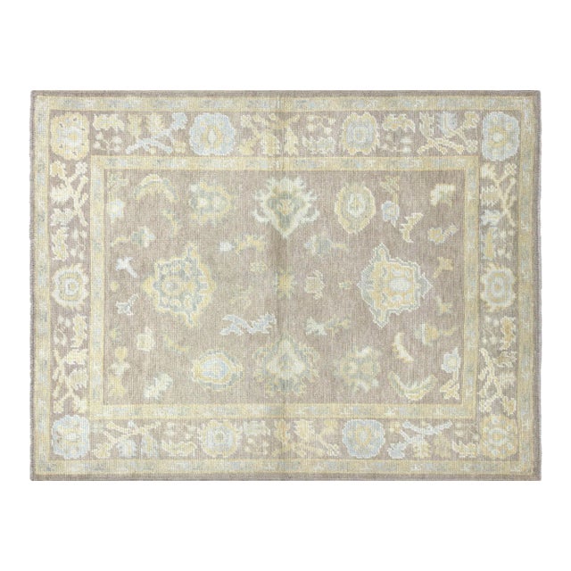 1990s Turkish Oushak Rug For Sale