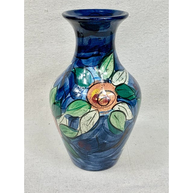 Vintage Gail Pittman Handmade Pottery Vase For Sale - Image 10 of 10