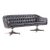 Chromcraft Mid Century Tufted Sofa For Sale
