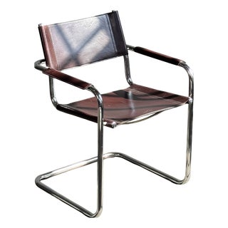 MG5 Leather Chair by Matteo Grassi, 1970 For Sale