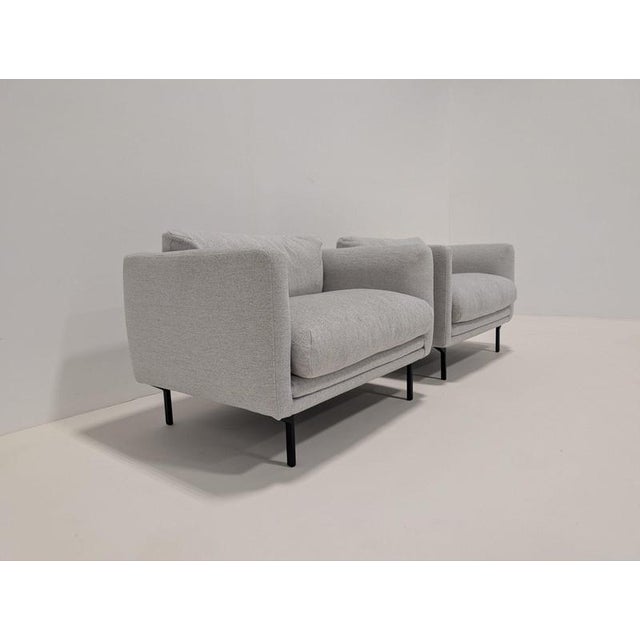Grey Lounge Chairs from Bolia, Set of 2 For Sale - Image 5 of 12