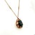 Metal 1990s Australian Black Opal & Diamond Pendant 18" 14k Y Gold 4.45 TCW GIA Certified For Sale - Image 7 of 9