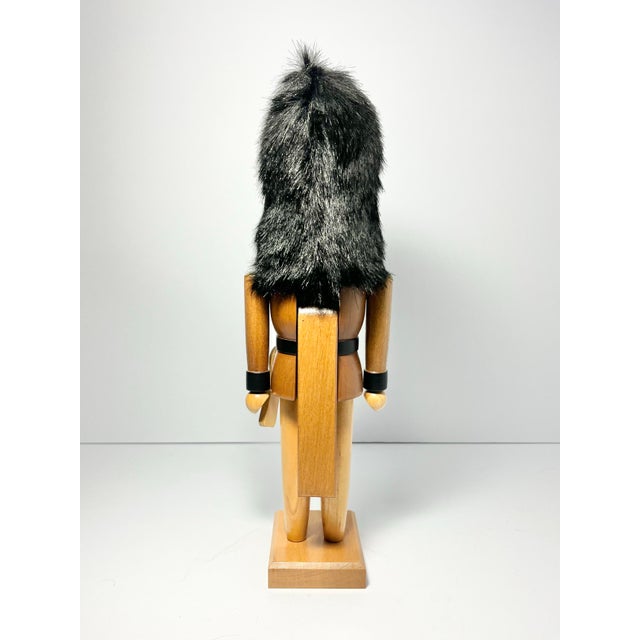 2010s Christian Ulbricht-Style Old World Christmas Wooden Solider Rifle Nutcracker For Sale - Image 5 of 8