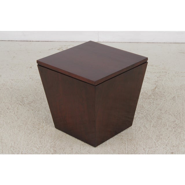 Traditional Stickley Metropolitan Cherry Lift Top Box Table For Sale - Image 3 of 15