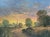 Sunrise at Village by River in the English Countryside with Church Spire & Birds 1985 Circa For Sale - Image 10 of 13