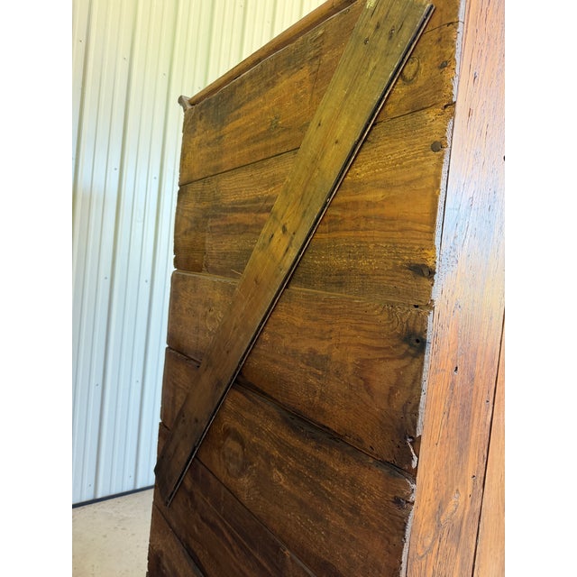 Chocolate 18th Century French Provincial Bonnetière Armoire, Circa 1780 For Sale - Image 8 of 12