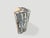 2020s Andrianna Shamaris Minimalist Modern Organic Petrified Wood Side Table For Sale - Image 5 of 5